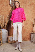 Load image into Gallery viewer, Pink Fringe Sweater
