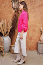 Load image into Gallery viewer, Pink Fringe Sweater
