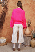 Load image into Gallery viewer, Pink Fringe Sweater
