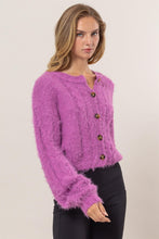 Load image into Gallery viewer, Vintage Plum Cardigan
